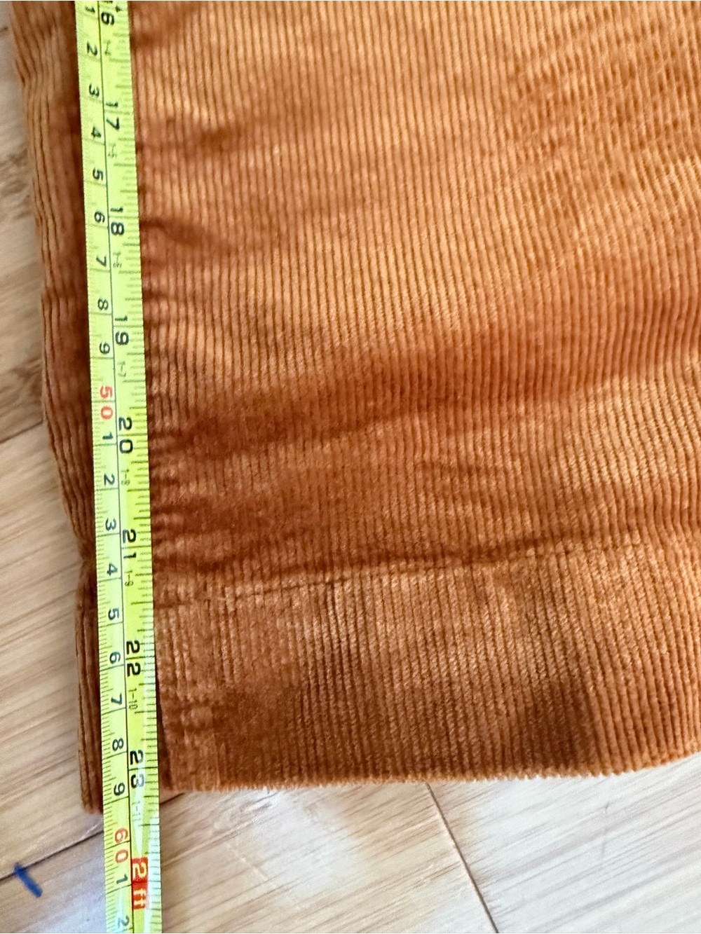 Anthropologie Maeve The Colette Corduroy Crop Wide-Leg Pants size 24 - Picture 5 of 11